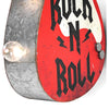 Rock n Roll Guitar Vintage LED Marquee Sign (25” x 10”)